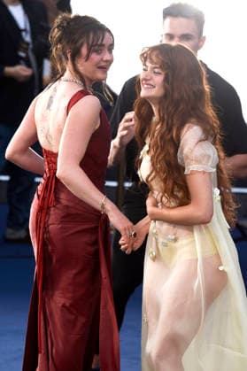 Maisie Williams and Joey King at the premiere of the movie *Practical Magic 2: Enchanted Sisters* at the Odeon Luxe Leicester Square in London, August 26, 2026 Foto:xS.xVasx xFuturexImagex magic_6946