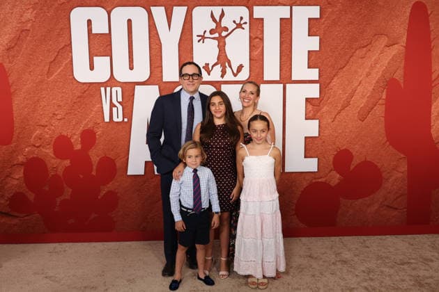 Los Angeles CA August 26: P. J. Byrne, Family. at Los Angeles Premiere Of Ketchup Entertainment s Coyote Vs Acme held at Westwood Village Theater in Los Angeles, CA. on August 26, 2026 Credit: AdMedia Los Angeles USA - ZUMAa123 20260826_zaa_a123_166 Copyright: xADx