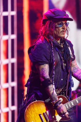 Johnny Depp: Hollywood Vampires concert at the Adidas Arena in Paris on August 26, 2026. Jasmine Aissaoui, Bestimage. Concert by the band Hollywood Vampires at the Adidas Arena in Paris on August 26, 2026. Paris, France  Copyright: xJasminexAissaouix xBestimagexJasminexAissaouix xBestimagex