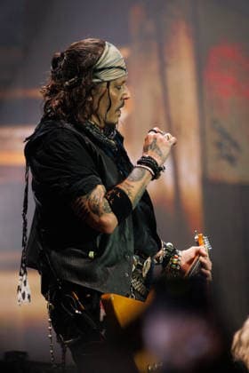 Johnny Depp: Hollywood Vampires concert at the Adidas Arena in Paris on August 26, 2026. Jasmine Aissaoui, Bestimage. Concert by the band Hollywood Vampires at the Adidas Arena in Paris on August 26, 2026. Paris, France  Copyright: xJasminexAissaouix xBestimagexJasminexAissaouix xBestimagex