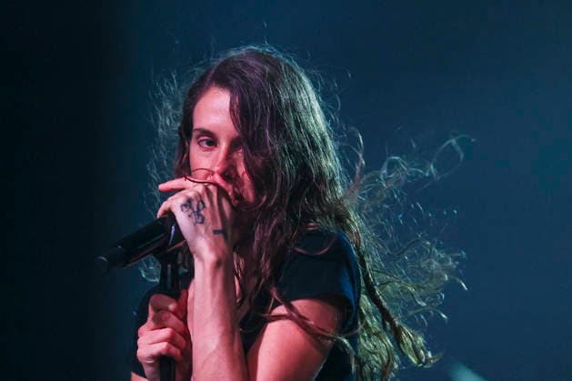 Bar Italia, Nina Cristante performing live at the Pop Kultur Festival on August 26, 2026, in Berlin; Bar Italia at the Pop Kultur Festival in Berlin