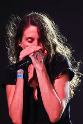 Bar Italia, Nina Cristante performing live at the Pop Kultur Festival on August 26, 2026, in Berlin Bar Italia at the Pop Kultur Festival in Berlin