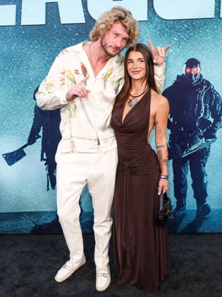 Los Angeles Premiere Of A24 s Onslaught LOS ANGELES, CALIFORNIA, USA - AUGUST 26: Yung Gravy and girlfriend Ari Kytsya arrive at the Los Angeles Premiere Of A24 s Onslaught held at Regal LA Live on August 26, 2026 in Los Angeles, California, United States. Los Angeles Regal LA Live California United States Copyright: xXavierxCollin ImagexPressxAgencyx