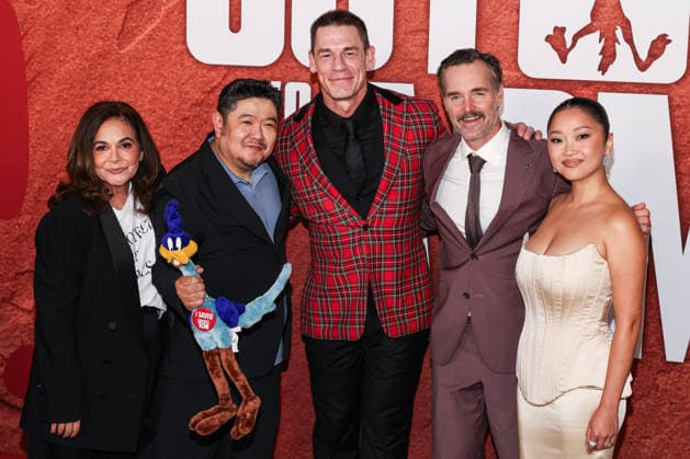 Los Angeles Premiere Of Ketchup Entertainment s Coyote vs. Acme WESTWOOD, LOS ANGELES, CALIFORNIA, USA - AUGUST 26: Candi Milo, Eric Bauza, John Cena, Will Forte and Lana Condor arrive at the Los Angeles Premiere Of Ketchup Entertainment s Coyote vs. Acme held at Westwood Village Theater on August 26, 2026 in Westwood, Los Angeles, California, United States. Westwood Westwood Village Theater California United States Copyright: xKayxQiao ImagexPressxAgencyx