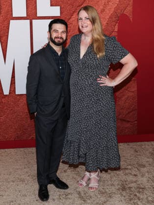Los Angeles Premiere Of Ketchup Entertainment s Coyote vs. Acme WESTWOOD, LOS ANGELES, CALIFORNIA, USA - AUGUST 26: Samm Levine and Rachel Cushing Levine arrive at the Los Angeles Premiere Of Ketchup Entertainment s Coyote vs. Acme held at Westwood Village Theater on August 26, 2026 in Westwood, Los Angeles, California, United States. Westwood Westwood Village Theater California United States Copyright: xKayxQiao ImagexPressxAgencyx