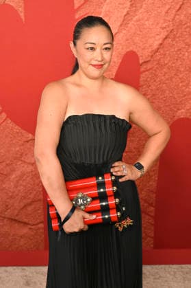 Ediza Ferris at the premiere of the movie *Coyote vs. Acme* at the Fox Village Theater in Los Angeles, August 26, 2026 Foto:xD.xStarbuckx xFuturexImagex coyote_6823