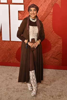 Sabeen Faheem Minhaz at the premiere of the movie *Coyote vs. Acme* at the Fox Village Theater in Los Angeles, August 26, 2026 Foto:xD.xStarbuckx xFuturexImagex coyote_6880