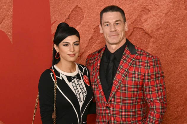 John Cena with his wife, Shay Shariatzadeh, at the premiere of the movie *Coyote vs. Acme* at the Fox Village Theater in Los Angeles, August 26, 2026 Foto:xD.xStarbuckx xFuturexImagex coyote_6918