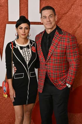 John Cena with his wife, Shay Shariatzadeh, at the premiere of the movie *Coyote vs. Acme* at the Fox Village Theater in Los Angeles, August 26, 2026 Foto:xD.xStarbuckx xFuturexImagex coyote_6922