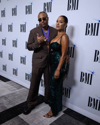 August 26, 2026, Los Angeles, California, USA: 26 August 2026 - Los Angeles, California - A1 BENTLEY (L) at the 2026 BMI R&B HIP-HOP Awards red carpet arrivals held at Fairmont Century Plaza Los Angeles USA  - ZUMAs247 20260826_zmp_s247_058 Copyright: xCharliexSteffensx
