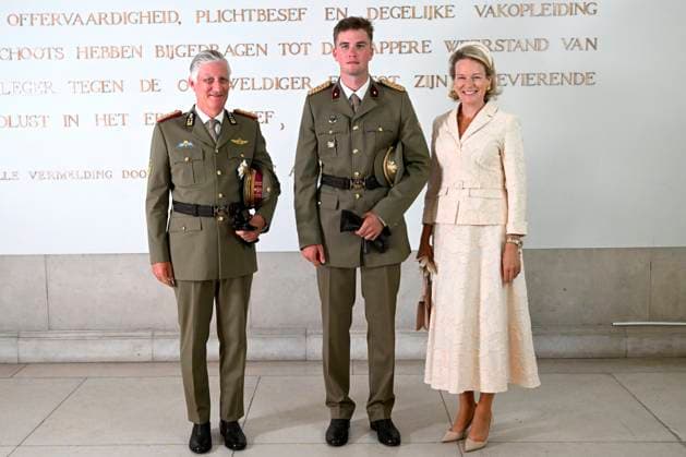 Graduation Ceremony for Final-Year Officer Cadets at the Royal Military Academy 2026 BRUSSELS, BELGIUM - AUGUST 27 : Graduation Ceremony for Final-Year Officer Cadets at the Royal Military Academy. King Philippe, Queen Mathilde, Princess Elisabeth attended the graduation ceremony for final-year officer cadets at the Royal Military Academy. Graduates from the 176th Polytechnic Class, the 162nd Class in Social and Military Sciences to which Prince Gabriel belongs, and various classes from the Special Division were honored during the ceremony on August 27, 2026 in Brussels, Belgium, 27 08 2026 Brussels Belgium  Copyright: xDidierxLebrunx