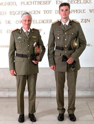 Graduation Ceremony for Final-Year Officer Cadets at the Royal Military Academy 2026 BRUSSELS, BELGIUM - AUGUST 27 : Graduation Ceremony for Final-Year Officer Cadets at the Royal Military Academy. King Philippe, Queen Mathilde, Princess Elisabeth attended the graduation ceremony for final-year officer cadets at the Royal Military Academy. Graduates from the 176th Polytechnic Class, the 162nd Class in Social and Military Sciences to which Prince Gabriel belongs, and various classes from the Special Division were honored during the ceremony on August 27, 2026 in Brussels, Belgium, 27 08 2026 Brussels Belgium  Copyright: xDidierxLebrunx