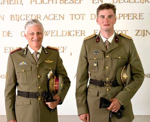 Graduation Ceremony for Final-Year Officer Cadets at the Royal Military Academy 2026 BRUSSELS, BELGIUM - AUGUST 27 : Graduation Ceremony for Final-Year Officer Cadets at the Royal Military Academy. King Philippe, Queen Mathilde, Princess Elisabeth attended the graduation ceremony for final-year officer cadets at the Royal Military Academy. Graduates from the 176th Polytechnic Class, the 162nd Class in Social and Military Sciences to which Prince Gabriel belongs, and various classes from the Special Division were honored during the ceremony on August 27, 2026 in Brussels, Belgium, 27 08 2026 Brussels Belgium  Copyright: xDidierxLebrunx