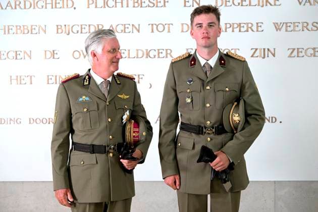 Graduation Ceremony for Final-Year Officer Cadets at the Royal Military Academy 2026 BRUSSELS, BELGIUM - AUGUST 27 : Graduation Ceremony for Final-Year Officer Cadets at the Royal Military Academy. King Philippe, Queen Mathilde, Princess Elisabeth attended the graduation ceremony for final-year officer cadets at the Royal Military Academy. Graduates from the 176th Polytechnic Class, the 162nd Class in Social and Military Sciences to which Prince Gabriel belongs, and various classes from the Special Division were honored during the ceremony on August 27, 2026 in Brussels, Belgium, 27 08 2026 Brussels Belgium  Copyright: xDidierxLebrunx