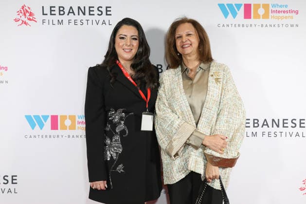 August 27, 2026: Festival Founder JULIA LATTOUF and Her Excellency MIRNA KHAWLY Ambassador of Lebanon to Australia attends the Lebanese Film Festival Australia 2026 Opening Night at the Bryan Brown Theatre on August 27, 2026 in Sydney, NSW Australia  - ZUMAa155 20260827_aaa_a155_026 Copyright: xChristopherxKhouryx