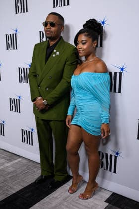 August 26, 2026, Los Angeles, California, USA: 26 August 2026 - Los Angeles, California - NAS and DESTINY JONES at the 2026 BMI R&B HIP-HOP Awards red carpet arrivals held at Fairmont Century Plaza Los Angeles USA  - ZUMAs247 20260826_zmp_s247_107 Copyright: xCharliexSteffensx