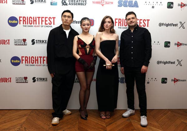 UK premiere of Nervous at the Odeon Luxe, Leicester Square, London. Sungsoo Yune, Ko Asung, Sarah Boger and Abner Pastoll attend the UK premiere of Nervous, part of Frightfest The Dark Heart of Cinema, at the Odeon Luxe Leicester Square in London on August 27, 2026. London Odeon Luxe Leicester Square UK Copyright: xFredxDuvalx