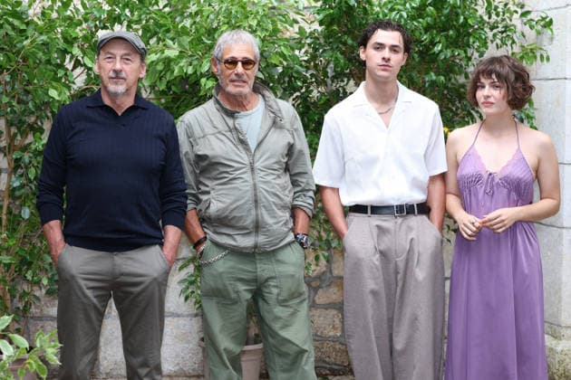Angouleme Film Festival - Redemptions Photocall Luc Picard, Gerard Lanvin, Henri Picard and Kelly Depeault attends the « Redemptions » Photocall as part of the 19th Angouleme Film Festival in Angouleme, August 27, 2026, France. Photo by Jerome Domine ABACAPRESS.COM Angouleme France  Copyright: xDominexJerome ABACAx