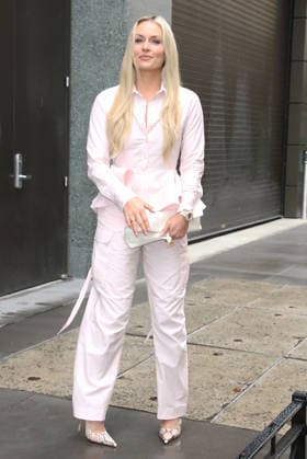 NEW YORK, NY- AUGUST 27: Lindsey Vonn seen at ABC Studios in New York City on August 27, 2026. Copyright: xRWx