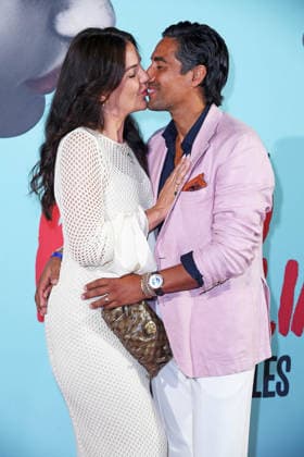 Nic Shanker with his wife, Janina Shanker, at the musical premiere of *ROMEO JULIA: LOVE IS EVERYTHING* at the Capitol Theater in Düsseldorf on August 27, 2026