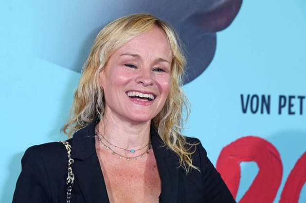Dorkas Kiefer at the musical premiere of *ROMEO JULIA LIEBE IST ALLES* at the Capitol Theater in Düsseldorf on August 27, 2026