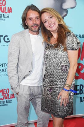 Mara Bergmann with her boyfriend Alexander Hoffmann at the musical premiere of *ROMEO JULIA: LOVE IS EVERYTHING* at the Capitol Theater in Düsseldorf on August 27, 2026