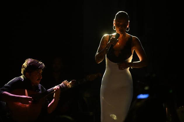 Split, Croatia, 270826. World fado diva Mariza held a concert at the Vibrez festival in the Mestrovic Gallery. Photo: Nikola Vilic CROPIX Copyright: xxNikolaxVilicx xCROPIXx vibrez_mariza10-270826