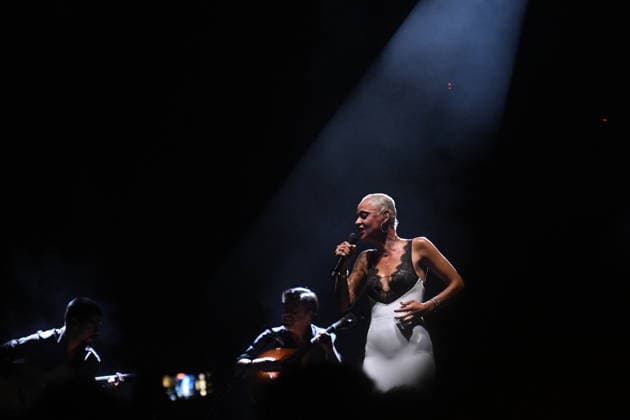Split, Croatia, 270826. World fado diva Mariza held a concert at the Vibrez festival in the Mestrovic Gallery. Photo: Nikola Vilic CROPIX Copyright: xxNikolaxVilicx xCROPIXx vibrez_mariza23-270826