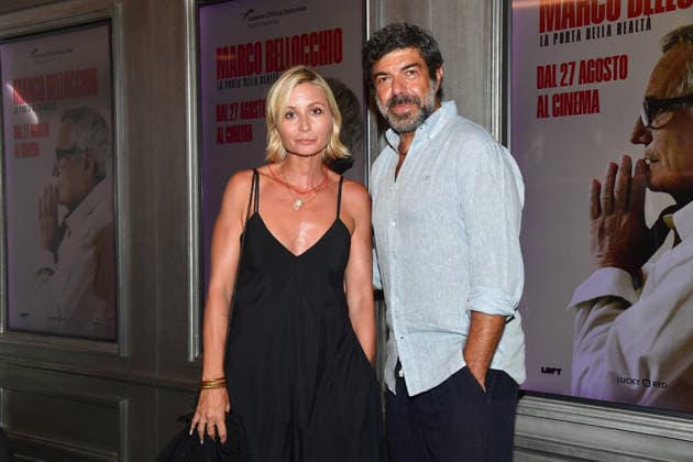 IPA87851976 - Rome, Cinema Quattro Fontane: Preview of the film Marco Bellocchio: The Door to Reality. Pictured: Anna Ferzetti and Pierfrancesco Favino  Copyright: xVincenzoxLandix xVincenzoxLandix 87851976
