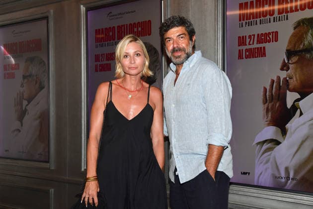 IPA87851978 - Rome, Cinema Quattro Fontane: Preview of the film Marco Bellocchio: The Door to Reality. Pictured: Anna Ferzetti and Pierfrancesco Favino  Copyright: xVincenzoxLandix xVincenzoxLandix 87851978