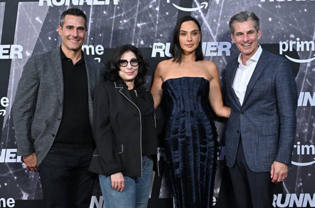 ˜The Runner™ Los Angeles Premiere Chris Mansolillo, Sue Kroll, Gal Gadot and Mike Hopkins arriving to ˜The Runner™ Los Angeles Premiere at Harmony Gold Theater on August 27, 2026 in Hollywood, CA. Hollywood Harmony Gold Theater California USA Copyright: xLISAxOConnor AFF-USA.comx