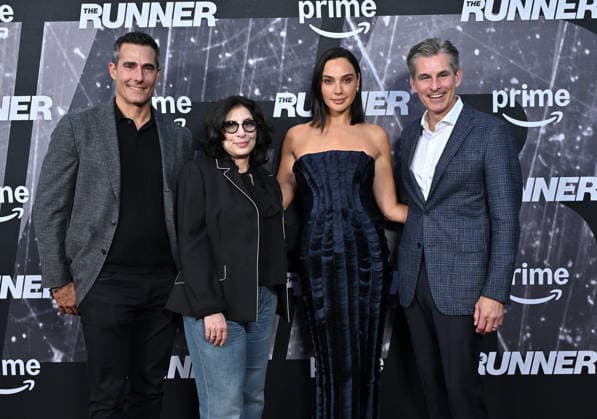 ˜The Runner™ Los Angeles Premiere Chris Mansolillo, Sue Kroll, Gal Gadot and Mike Hopkins arriving to ˜The Runner™ Los Angeles Premiere at Harmony Gold Theater on August 27, 2026 in Hollywood, CA. Hollywood Harmony Gold Theater California USA Copyright: xLISAxOConnor AFF-USA.comx