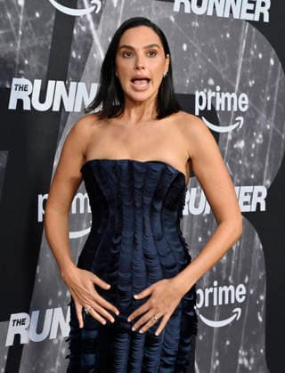 Cast member Gal Gadot attends the premiere of the motion picture thriller The Runner at the Harmony Gold Theater in Los Angeles on Thursday, August 27, 2026. Storyline: A high-powered attorney must race through London to save her abducted son while following cryptic commands from a mysterious caller.  LAP2026082702 JIMxRUYMEN