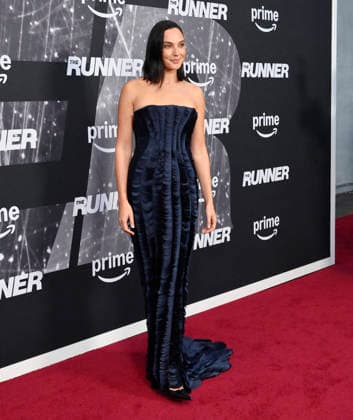 Cast member Gal Gadot attends the premiere of the motion picture thriller The Runner at the Harmony Gold Theater in Los Angeles on Thursday, August 27, 2026. Storyline: A high-powered attorney must race through London to save her abducted son while following cryptic commands from a mysterious caller.  LAP2026082705 JIMxRUYMEN