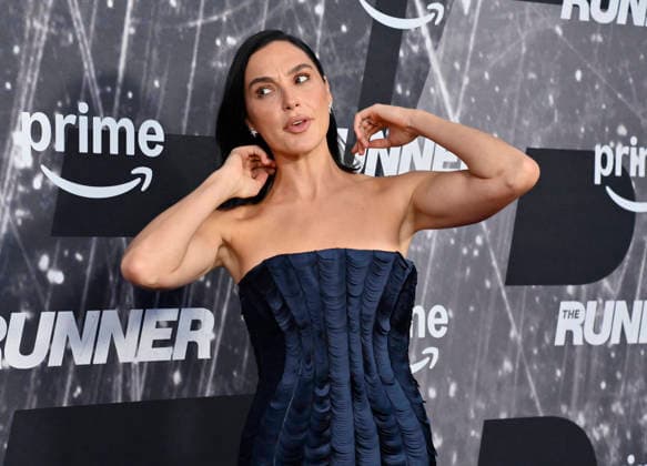 Cast member Gal Gadot attends the premiere of the motion picture thriller The Runner at the Harmony Gold Theater in Los Angeles on Thursday, August 27, 2026. Storyline: A high-powered attorney must race through London to save her abducted son while following cryptic commands from a mysterious caller.  LAP2026082711 JIMxRUYMEN