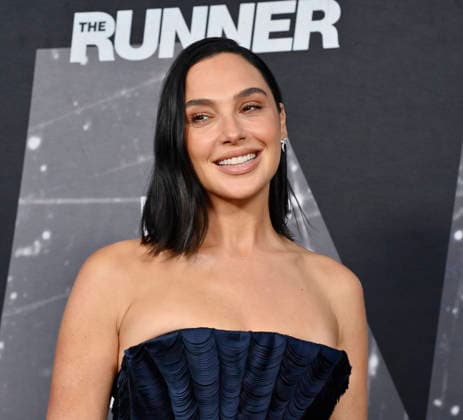 Cast member Gal Gadot attends the premiere of the motion picture thriller The Runner at the Harmony Gold Theater in Los Angeles on Thursday, August 27, 2026. Storyline: A high-powered attorney must race through London to save her abducted son while following cryptic commands from a mysterious caller.  LAP2026082715 JIMxRUYMEN