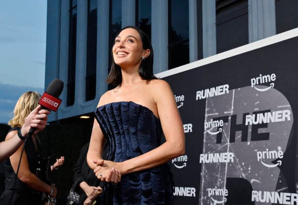 Cast member Gal Gadot attends the premiere of the motion picture thriller The Runner at the Harmony Gold Theater in Los Angeles on Thursday, August 27, 2026. Storyline: A high-powered attorney must race through London to save her abducted son while following cryptic commands from a mysterious caller.  LAP2026082723 JIMxRUYMEN