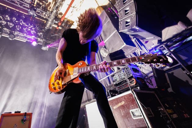 Deafheaven live in Oslo, Norway Oslo, Norway. 27th, August 2026. The American metal band Deafheaven performs a live concert at Rockefeller in Oslo. Here guitarist Ian Waters Clarke is seen live on stage. Norway, Oslo, Rockefeller  Copyright: xGonzalesxPhoto KetilxMartinsenx