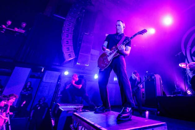 Deafheaven live in Oslo, Norway Oslo, Norway. 27th, August 2026. The American metal band Deafheaven performs a live concert at Rockefeller in Oslo. Here guitarist Kerry McCoy is seen live on stage. Norway, Oslo, Rockefeller  Copyright: xGonzalesxPhoto KetilxMartinsenx