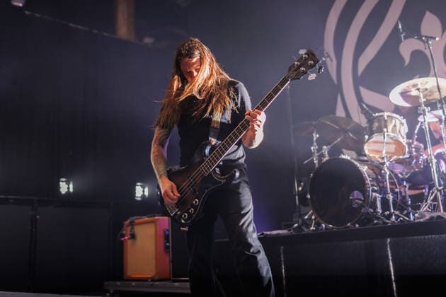 Deafheaven live in Oslo, Norway Oslo, Norway. 27th, August 2026. The American metal band Deafheaven performs a live concert at Rockefeller in Oslo. Here bass player Chris Johnson is seen live on stage. Norway, Oslo, Rockefeller  Copyright: xGonzalesxPhoto KetilxMartinsenx