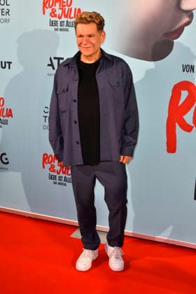 ABB ROMEOJULIA: Peter Plate Makes a Guest Appearance on the Red Carpet at the Premiere of the Musical Romeo and Juliet: Love Is Everything at the Capitol Theater on August 27, 2026, in Düsseldorf, North Rhine-Westphalia, Germany