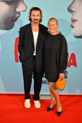 ABB ROMEOJULIA: Nicolas Puschmann and Krissi van der Viven make a guest appearance on the red carpet at the premiere of the musical *Romeo and Juliet: Love Is Everything* at the Capitol Theater on August 27, 2026, in Düsseldorf, North Rhine-Westphalia, Germany
