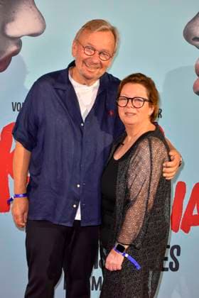ABB ROMEOJULIA: Bernd Stelter and his wife, Anke Stelter, appeared on the red carpet at the premiere of the musical *Romeo and Juliet: Love Is Everything* at the Capitol Theater on August 27, 2026, in Düsseldorf, North Rhine-Westphalia, Germany