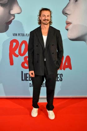 ABB ROMEOJULIA: Nicolas Puschmann makes a guest appearance on the red carpet at the premiere of the musical *Romeo and Juliet: Love Is Everything* at the Capitol Theater on August 27, 2026, in Düsseldorf, North Rhine-Westphalia, Germany