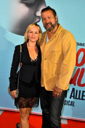 ABB ROMEOJULIA: Dorkas Kiefer and Sascha Hauck make a guest appearance on the red carpet at the premiere of the musical *Romeo and Juliet: Love Is Everything* at the Capitol Theater on August 27, 2026, in Düsseldorf, North Rhine-Westphalia, Germany