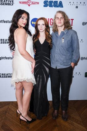 World Premiere Of Slay on Thursday 27 August 2026 Zoey Luna, Kyra Elise Gardner, Beck Nolan attends the media wall for the World Premiere Of Slay during Tubi Frightfest 2026 on Thursday 27 August 2026 at Odeon Luxe Leicester Square, London. ., Credit:Julie Edwards Avalon  Copyright: xJuliexEdwardsx xAvalonx 1128911749