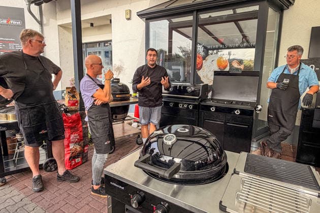 Joel Engelter explains the different types and methods of grilling Büttelborn, August 27, 2026 Grillfürst BBQ Seminar