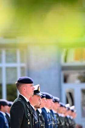 Graduation Ceremony for Final-Year Officer Cadets at the Royal Military Academy 2026 BRUSSELS, BELGIUM - AUGUST 27 : Graduation Ceremony for Final-Year Officer Cadets at the Royal Military Academy. Graduates from the 176th Polytechnic Class, the 162nd Class in Social and Military Sciences to which Prince Gabriel belongs, and various classes from the Special Division were honored during the ceremony on August 27, 2026 in Brussels, Belgium, 27 08 2026 Brussels Belgium  Copyright: xDidierxLebrunx