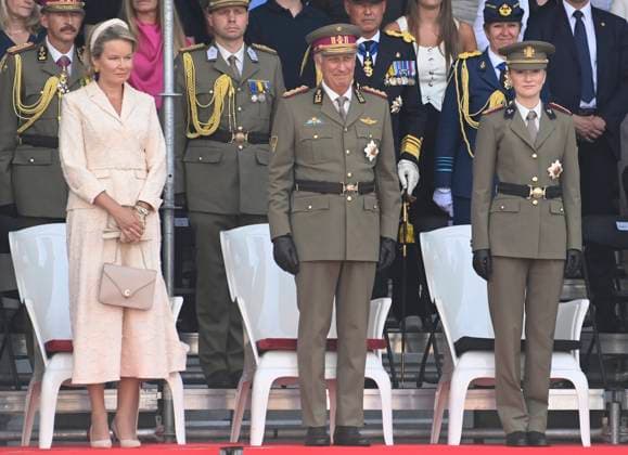Graduation Ceremony for Final-Year Officer Cadets at the Royal Military Academy 2026 BRUSSELS, BELGIUM - AUGUST 27 : Graduation Ceremony for Final-Year Officer Cadets at the Royal Military Academy. King Philippe, Queen Mathilde, Princess Elisabeth attended the graduation ceremony for final-year officer cadets at the Royal Military Academy. Graduates from the 176th Polytechnic Class, the 162nd Class in Social and Military Sciences to which Prince Gabriel belongs, and various classes from the Special Division were honored during the ceremony on August 27, 2026 in Brussels, Belgium, 27 08 2026 Brussels Belgium  Copyright: xDidierxLebrunx