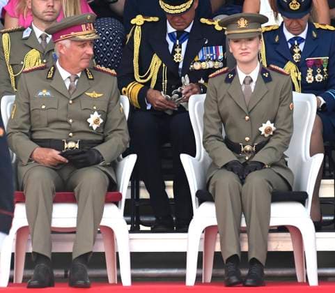 Graduation Ceremony for Final-Year Officer Cadets at the Royal Military Academy 2026 BRUSSELS, BELGIUM - AUGUST 27 : Graduation Ceremony for Final-Year Officer Cadets at the Royal Military Academy. King Philippe and Princess Elisabeth attended the graduation ceremony for final-year officer cadets at the Royal Military Academy. Graduates from the 176th Polytechnic Class, the 162nd Class in Social and Military Sciences to which Prince Gabriel belongs, and various classes from the Special Division were honored during the ceremony on August 27, 2026 in Brussels, Belgium, 27 08 2026 Brussels Belgium  Copyright: xDidierxLebrunx